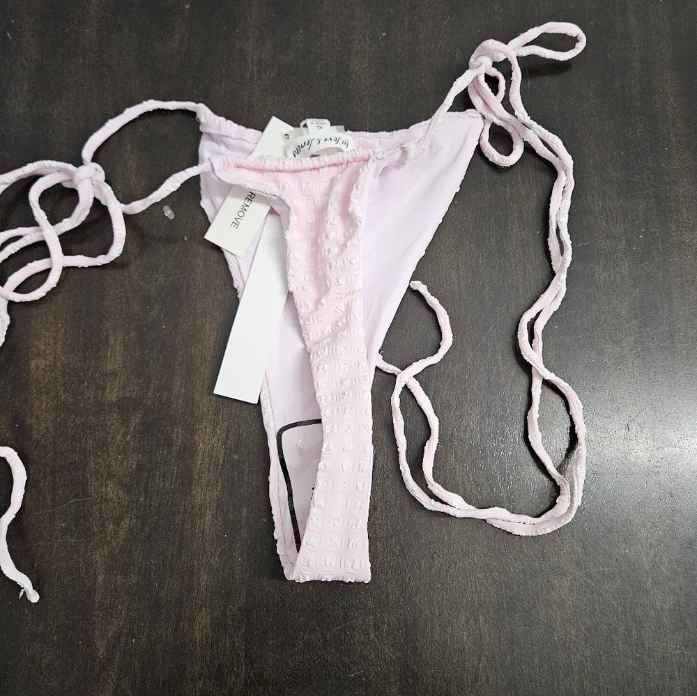 NWT For love and lemons pink bikini bottom XL new - Picture 4 of 8